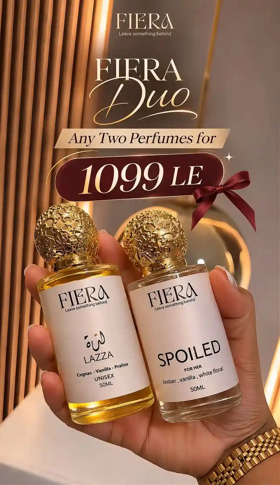 Perfume duo- Any two perfume for 1099 LE